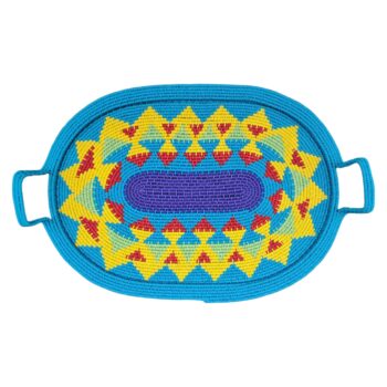 Turquoise Hardwire Tray  - Zandile Ngubane