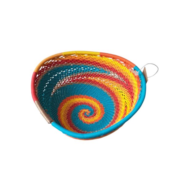 Blue, Yellow, and Red Triangle Trinket Scooby bowl