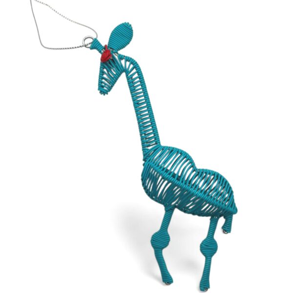Giraffe hanging Christmas tree decoration