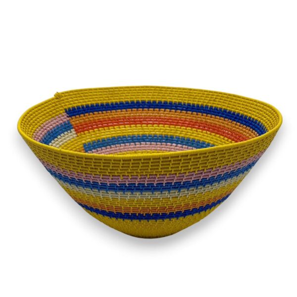 Deep hardwire bowl by Busisiwe Mayise