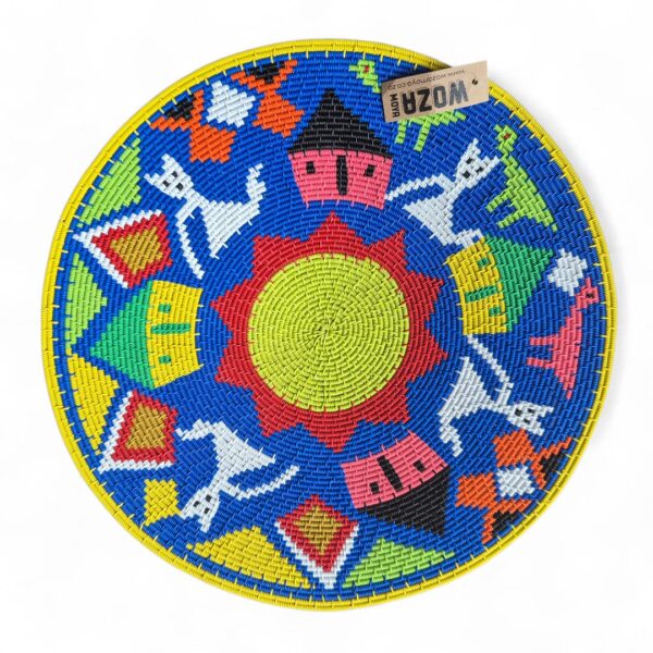 Hardwire story basket by Zulu Crafter Zandile Gasa