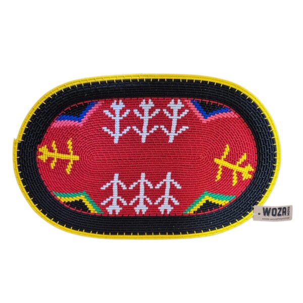 Hardwire oval platter by Zulu crafter Zandile Gasa.