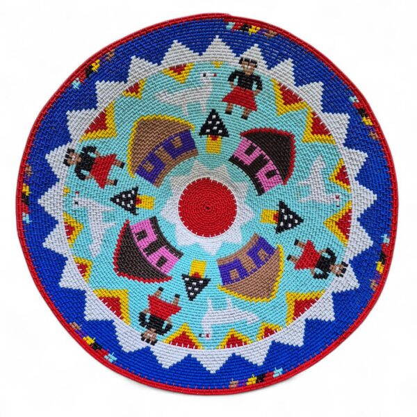 Hardwire Zulu story bowl in shades of blue.