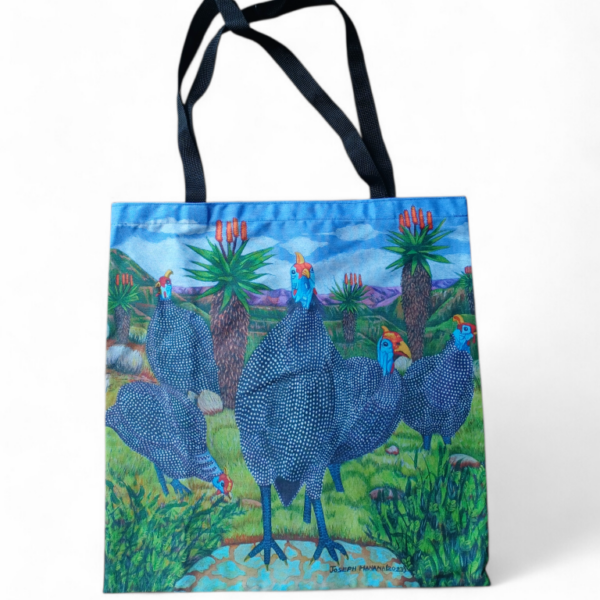 Joseph-Manana-Guinea-fowl-shopping-bag