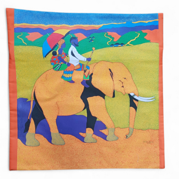 Sibusiso-Duma-Family-on-an-elephant-ride.
