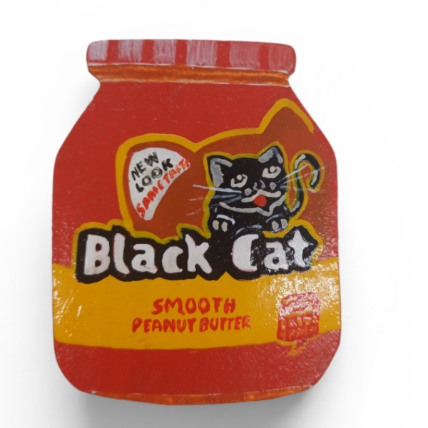 Black-Cat-handpainted-magnet