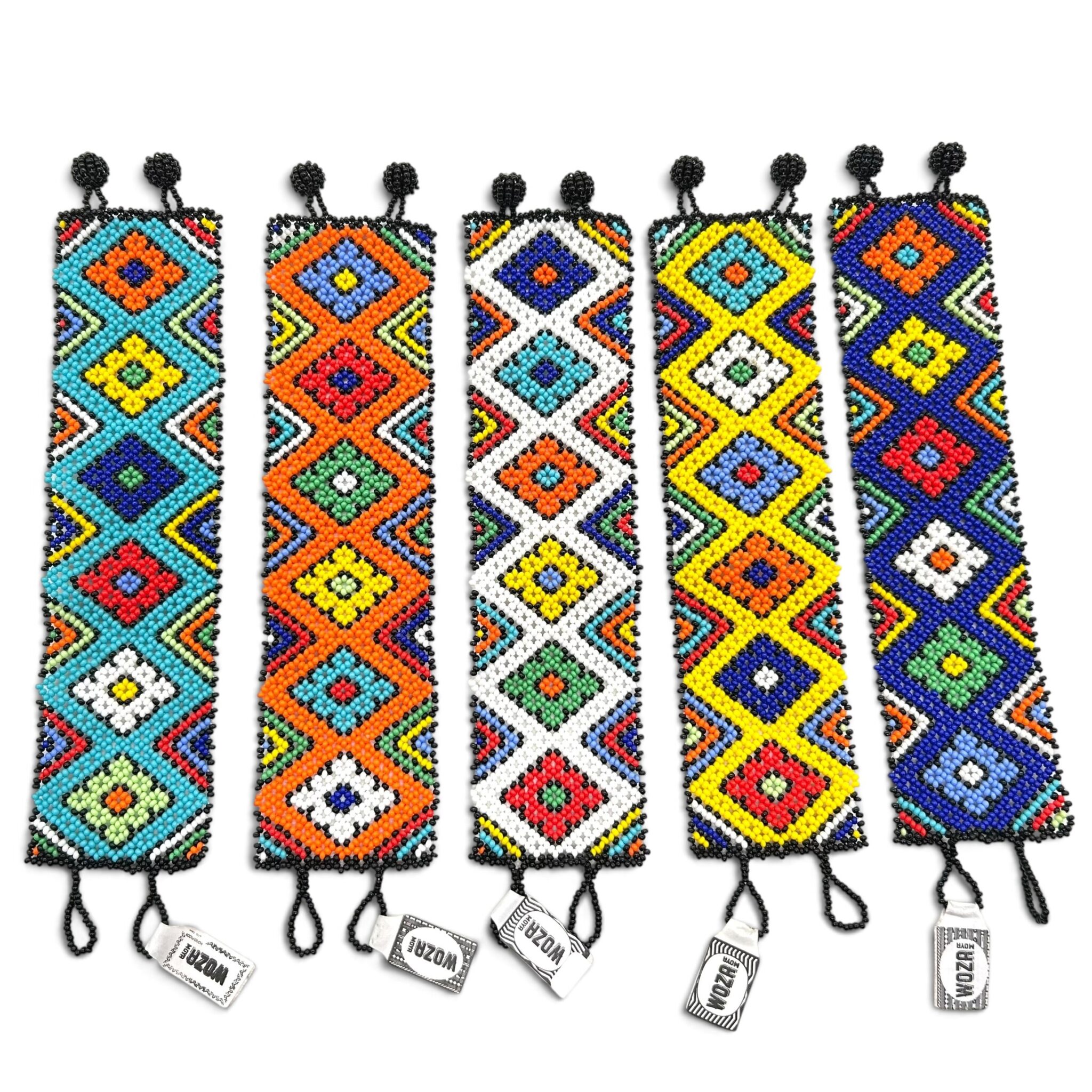 Zulu Wide Bracelets Assorted Colours Woza Moya