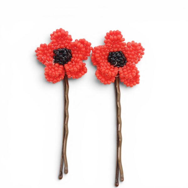 Monet-Poppy-inspired-hair-clips-by-Nokuthula